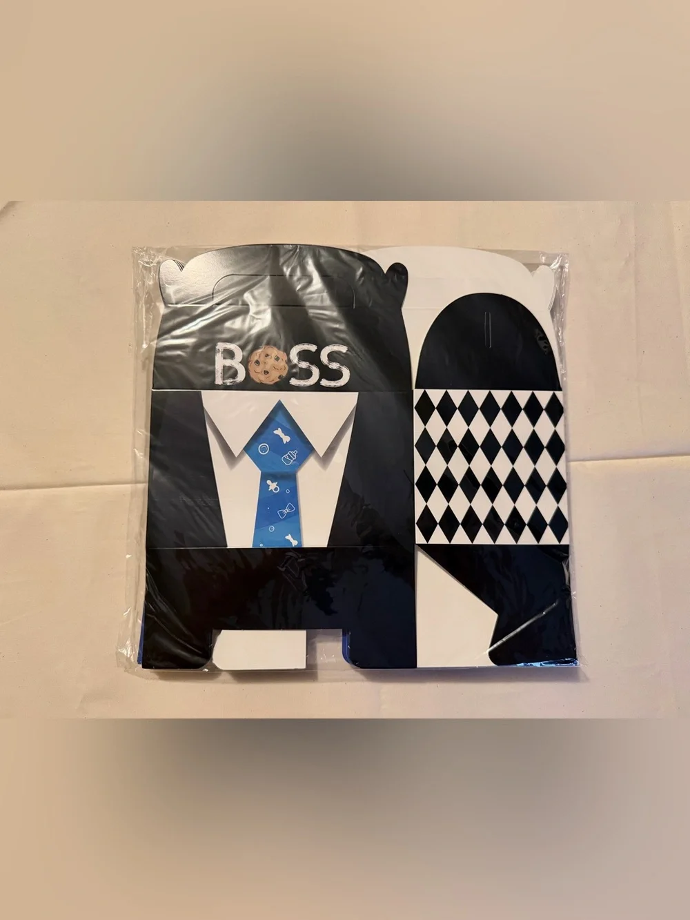12 Pc BOSS Party Treat Boxes